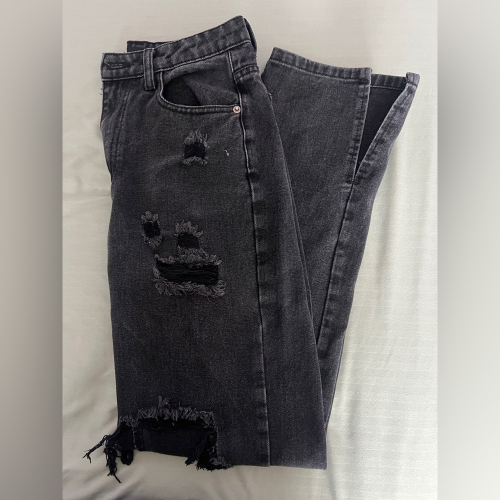 PrettyLittleThing Black Denim Jeans